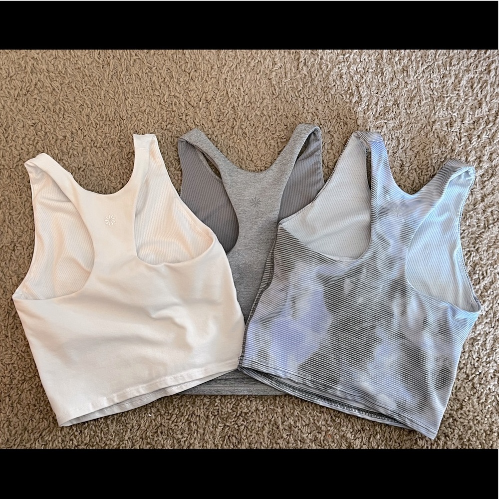 Athleta Girls Long Distance Bra / Cropped Tank
